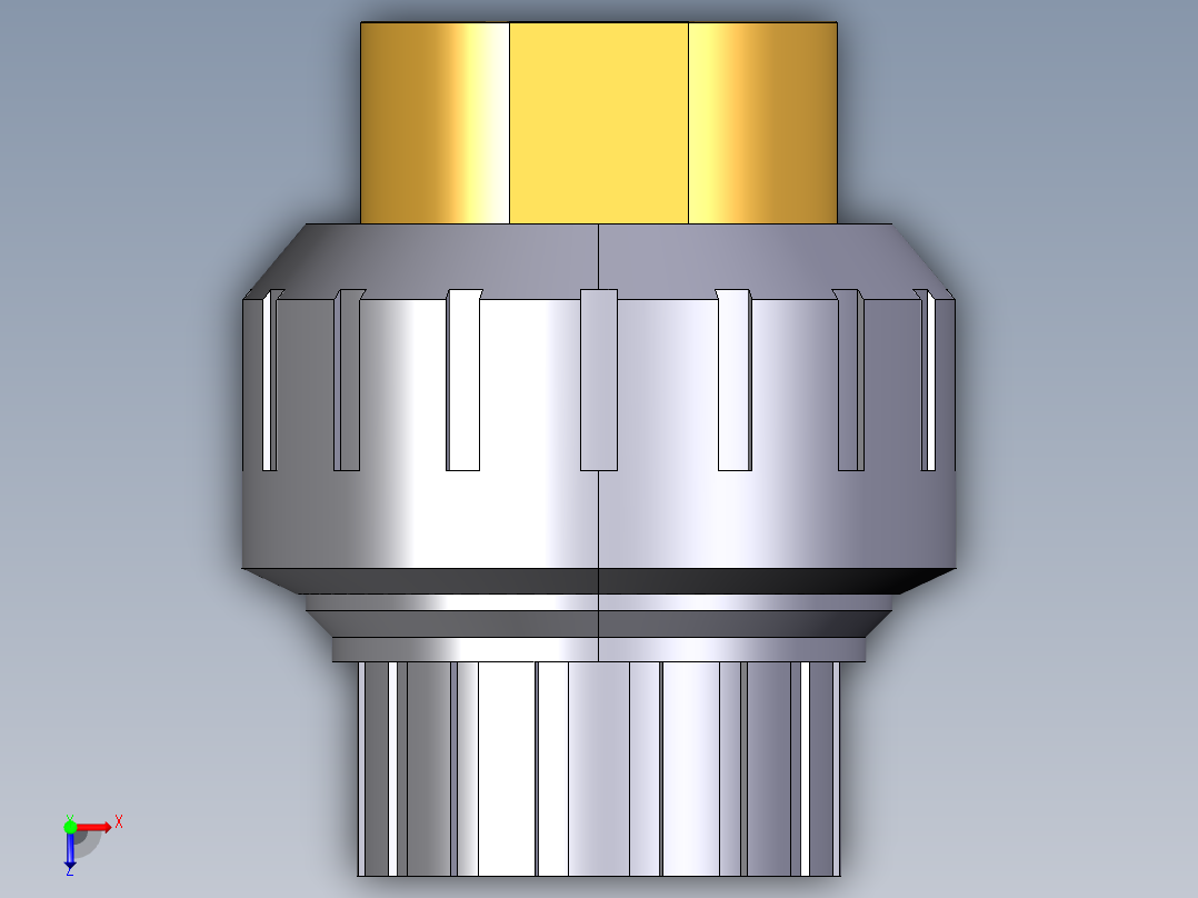 15BIFOV 适配器会在PVC-U 黄铜溶剂焊接插座D和BSP螺纹黄铜母端R O型圈橡胶俯视图