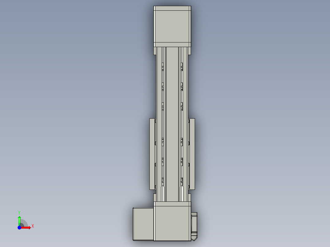 欧规系列-GB8-L96-S150-BLU-P40-MS3前视图