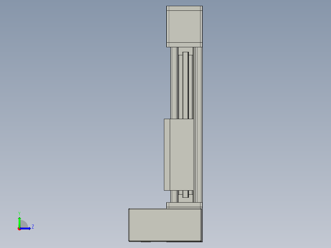 欧规系列-GB8-L96-S150-BLU-P40-MS3左视图