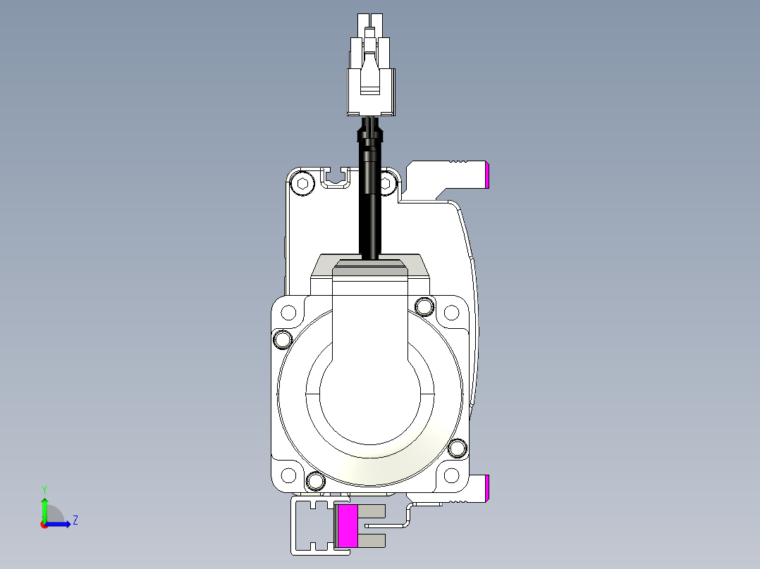威洛博QF系列模组QF10-Lxx-C-S360-BC-ZP40-C3左视图