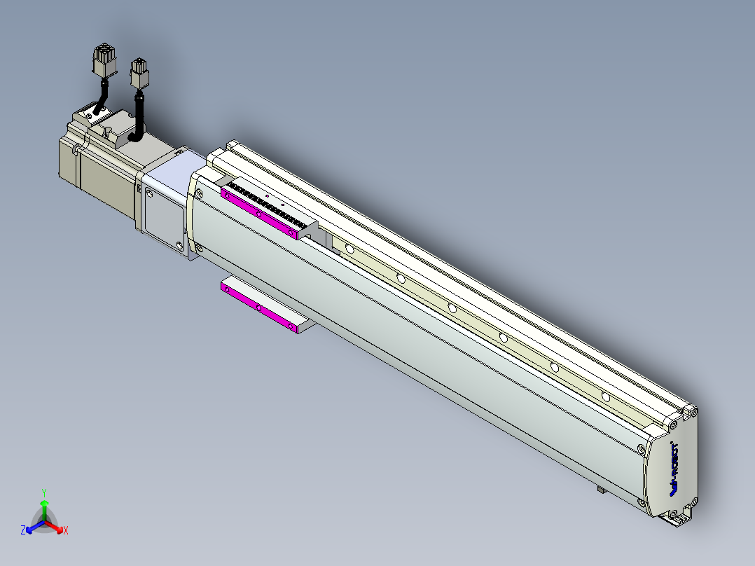 威洛博QF系列模组QF10-Lxx-C-S360-BC-ZP40-C3正等轴测图
