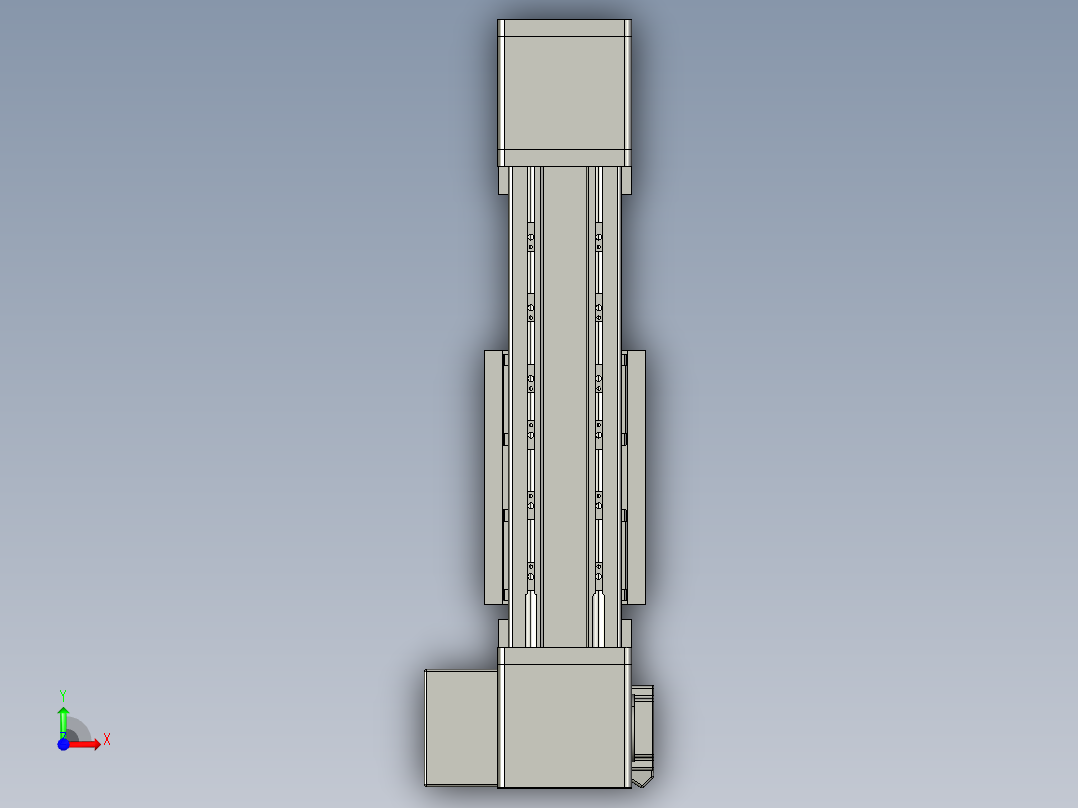 欧规系列-GB8-L96-S100-BLU-P40-MS3前视图