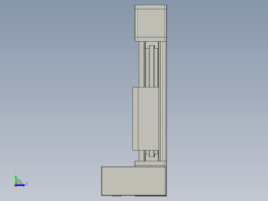 欧规系列-GB8-L96-S100-BLU-P40-MS3左视图