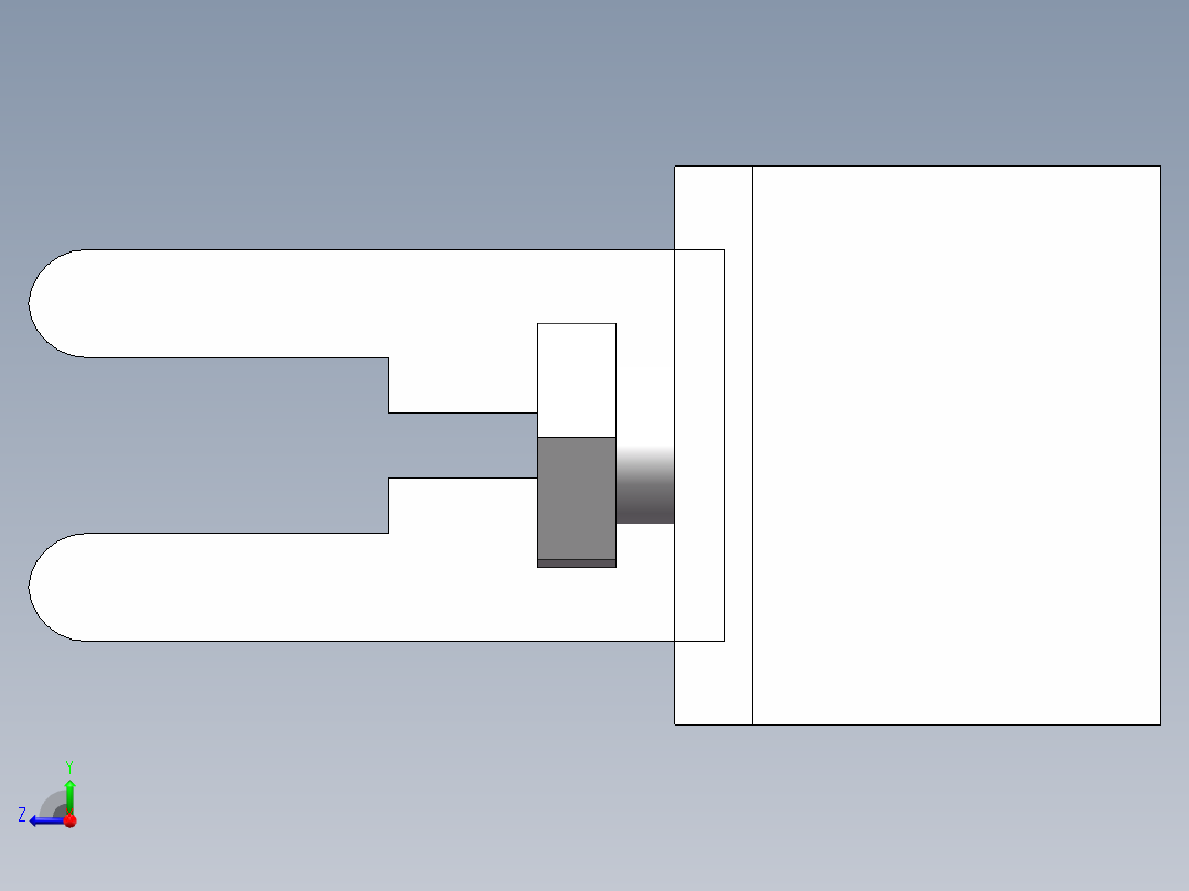 熔断器座 STR12-00D右视图