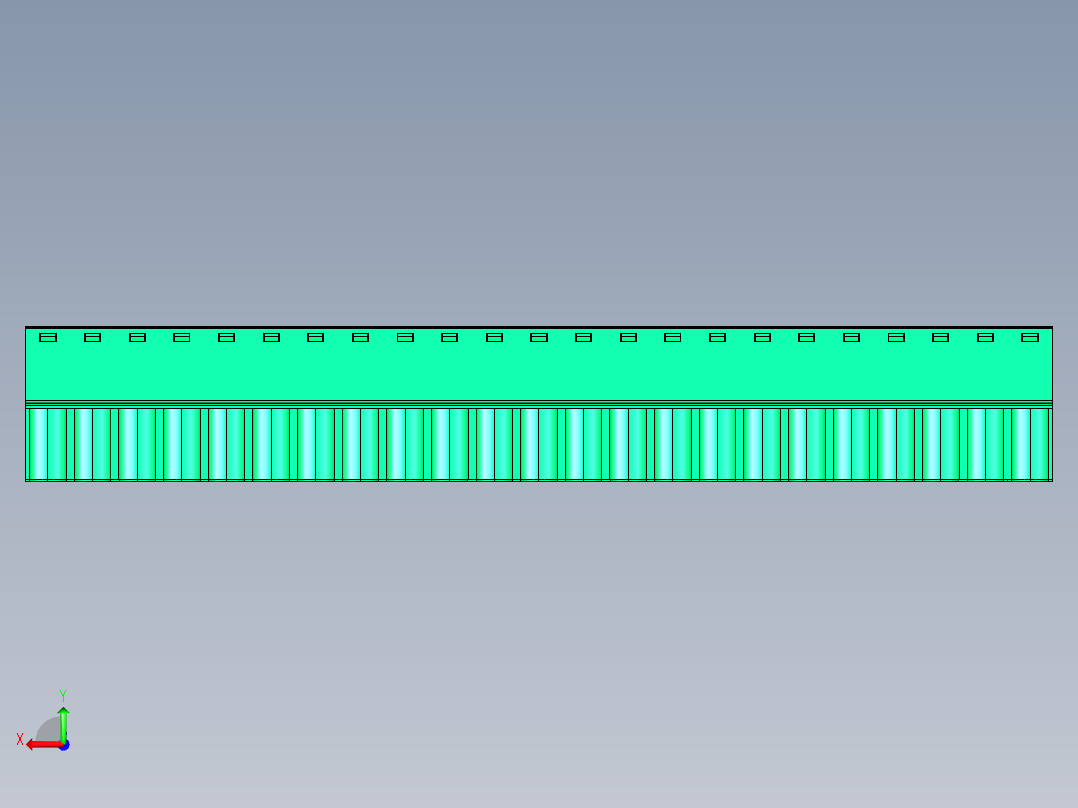 DEGSON 2EDG 系列 5.0mm 可插拔接线端子组-2EDGK-5.0-23P-14-00AH后视图