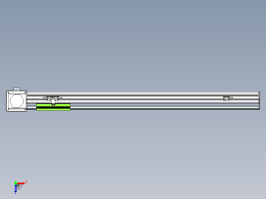同步带滑台-半封闭B13-L90-S700-L-Z86-D3俯视图
