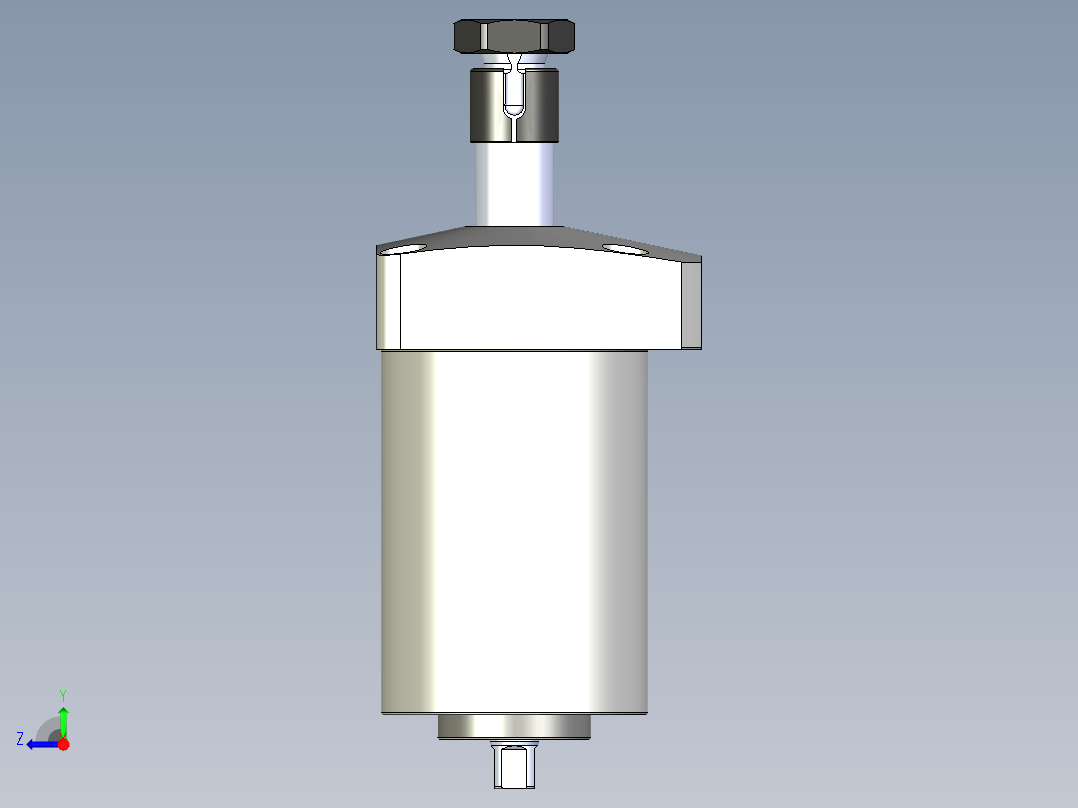 KOSMEKWHE1600-2SLD多系列多零件图纸模型右视图