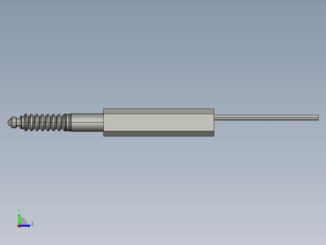 基恩士GT-H10_kc图纸模型左视图