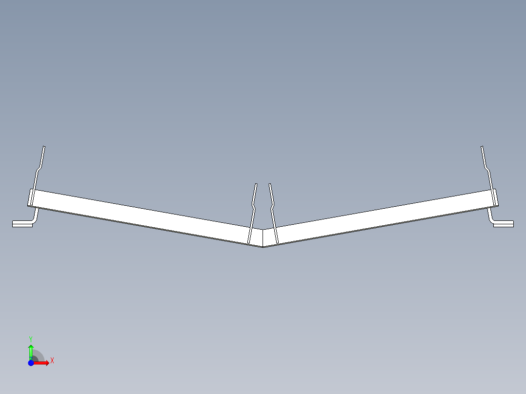 托辊架042前视图