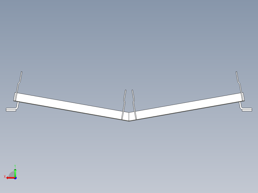 托辊架042后视图
