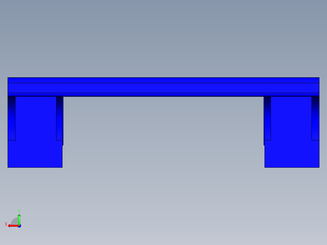 人體工學型把手EWP(B)-3D多系列多零件图纸模型后视图