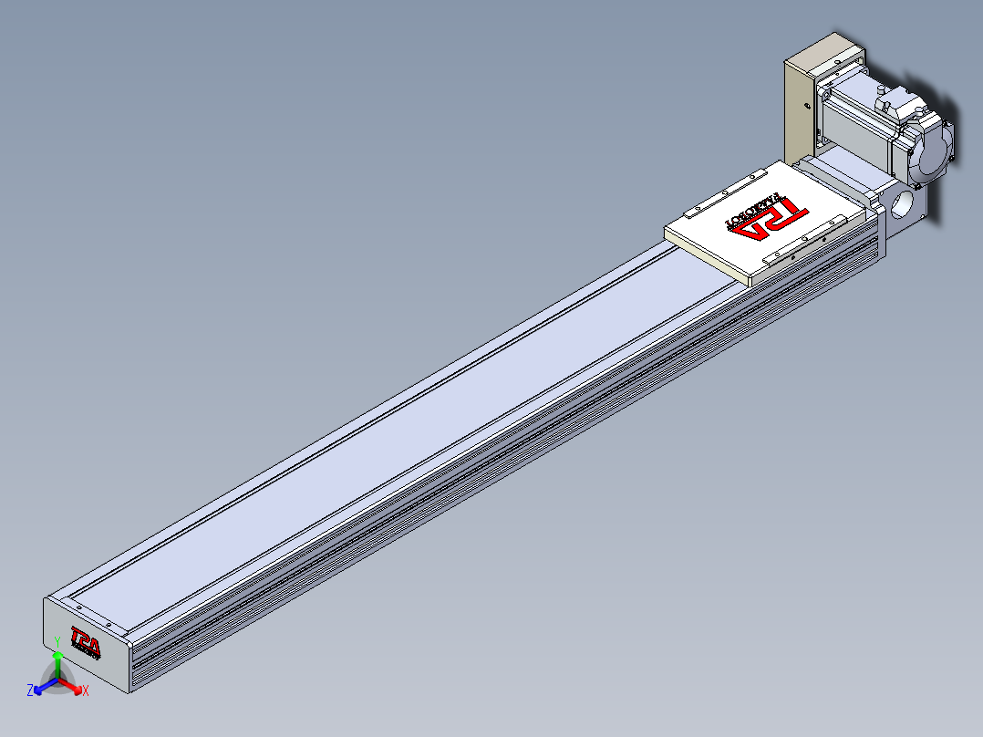 同步带全封闭直线模组TPA-HCB-110D-90-L750-RU-Y-P40-N3