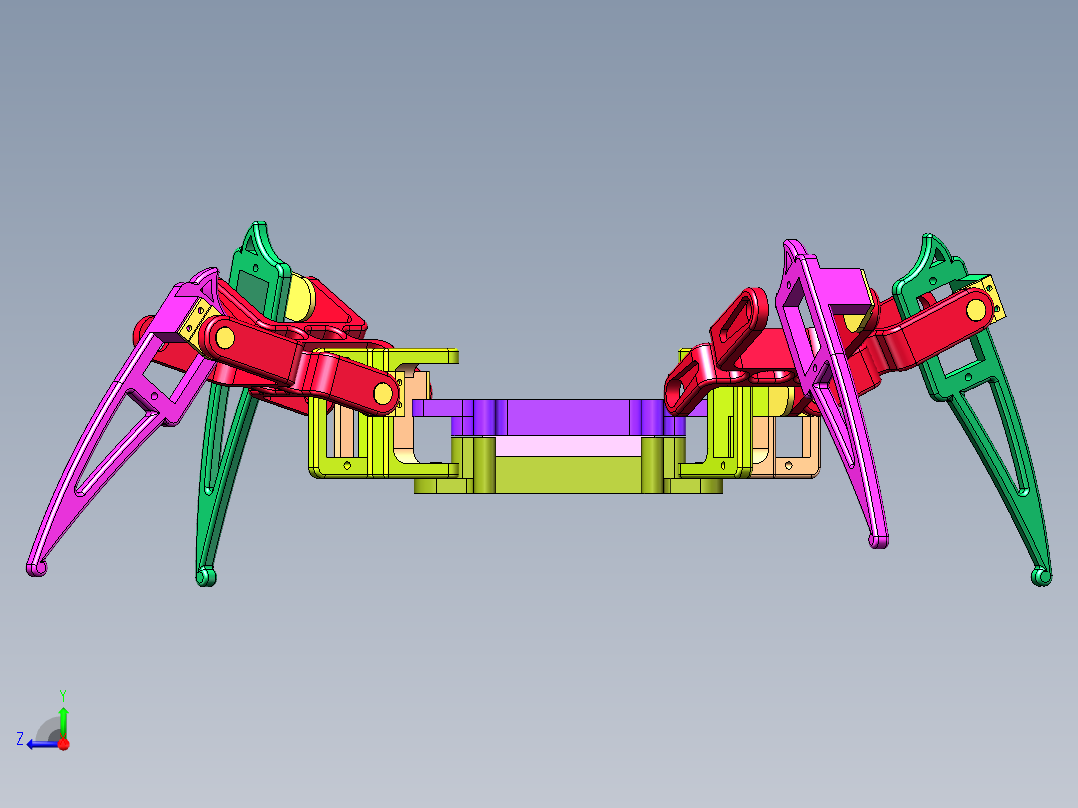 四足机器人SW三维图==1274623==150右视图