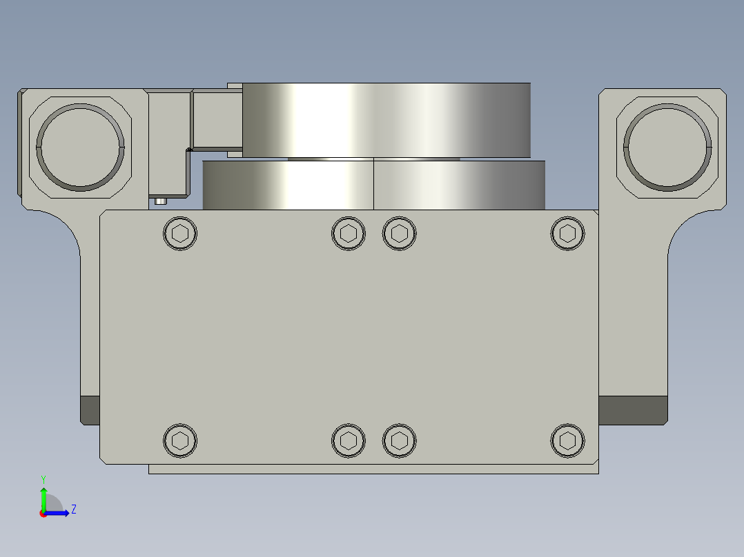 旋转气爪PRY100S-90左视图
