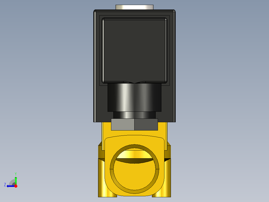 阀门模型-DN16______(___)右视图