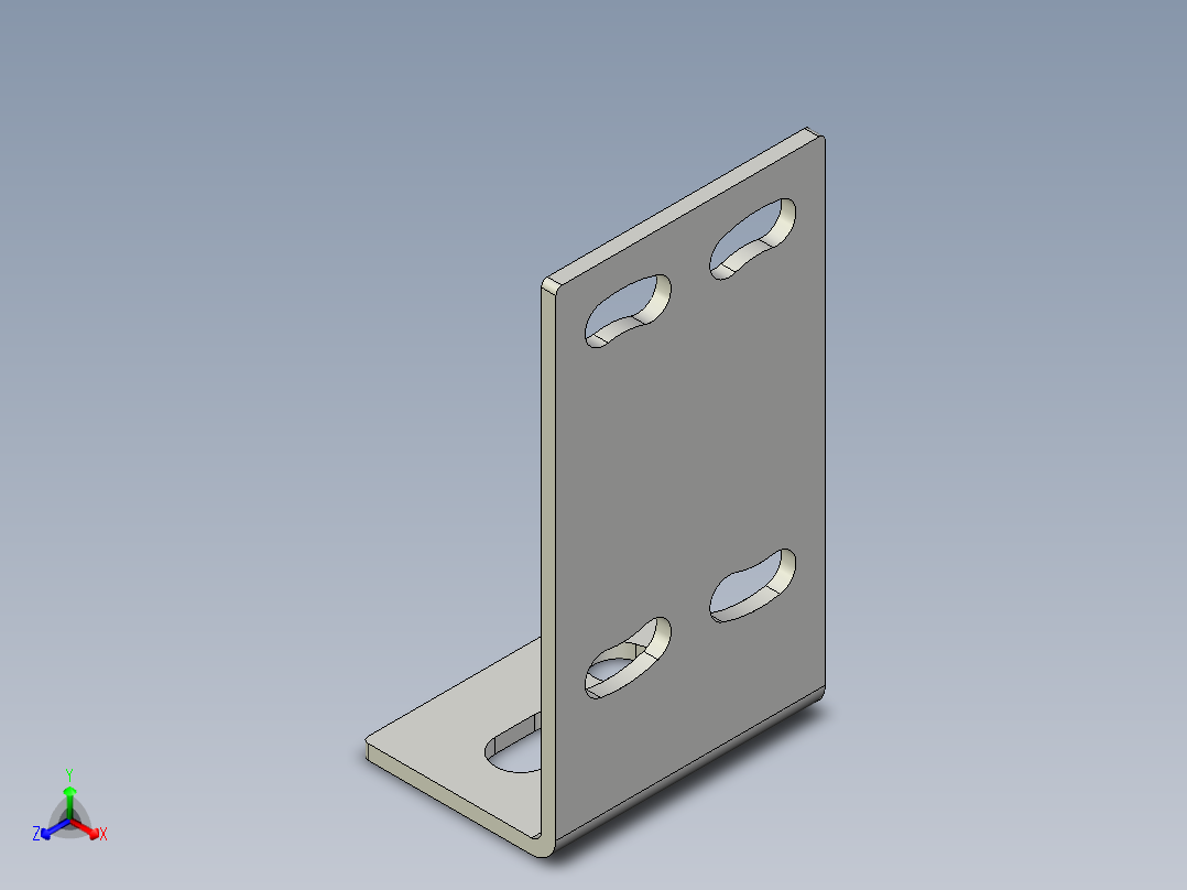 光电_激光传感器04）EB_4020_安装支架正等轴测图