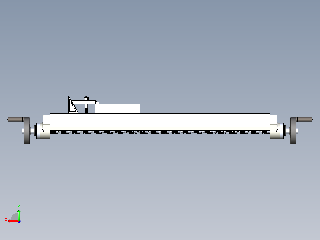 铣床夹紧套件后视图