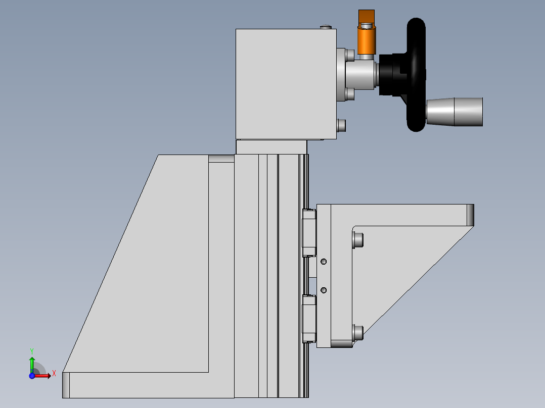 手动升降平台2前视图