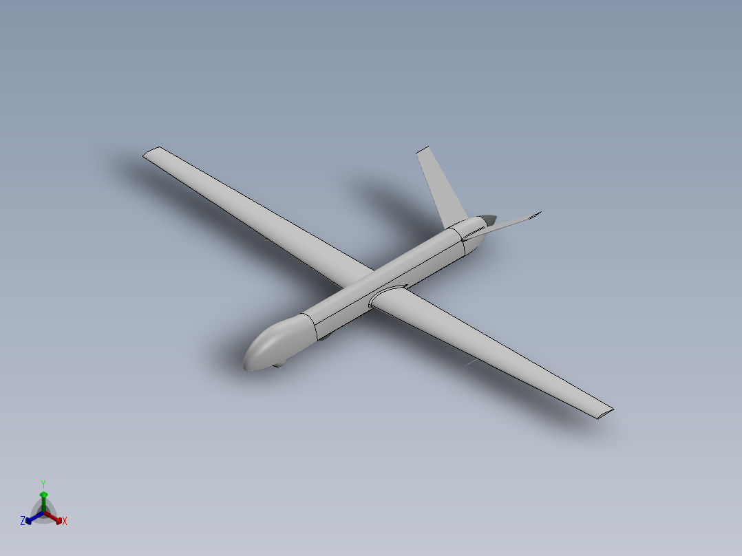 无人机正等轴测图