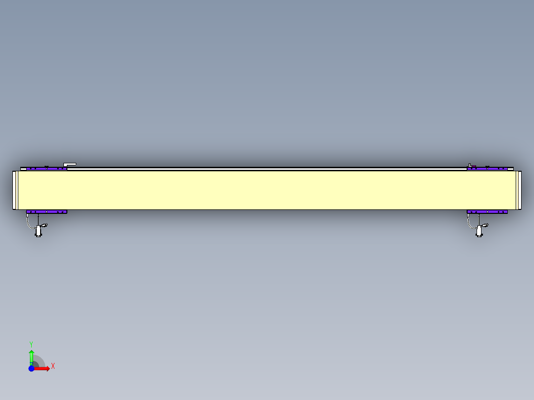 威洛博VL系列3d模型模组2VL17E2Y-S1750前视图