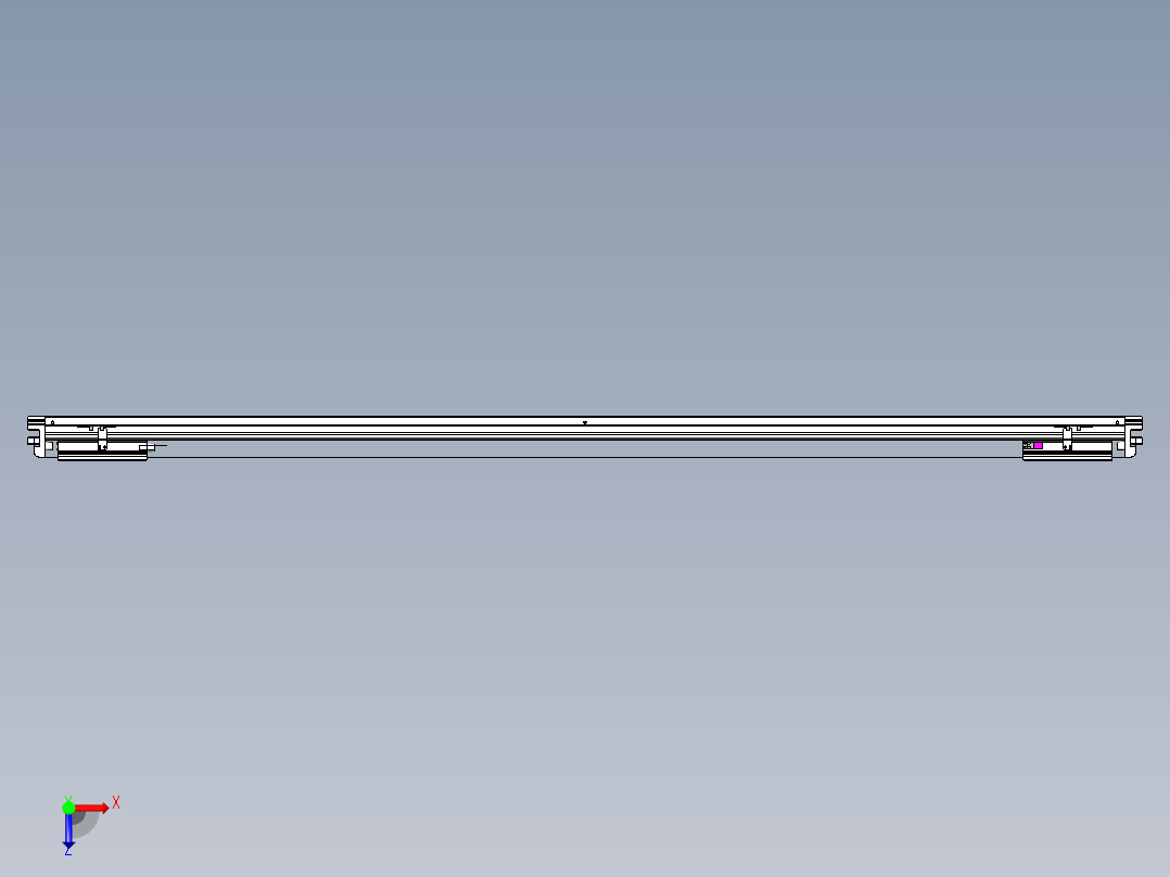 威洛博VL系列3d模型模组2VL17E2Y-S1750俯视图