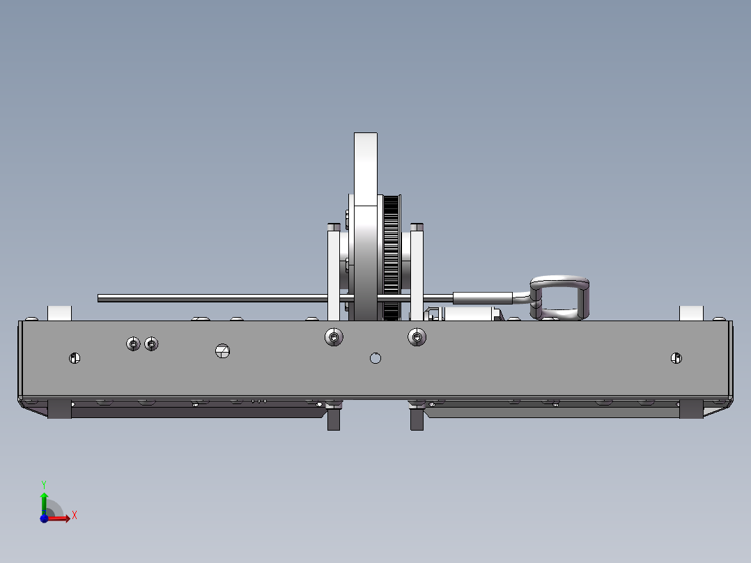 15公斤的旋转战斗机器人前视图
