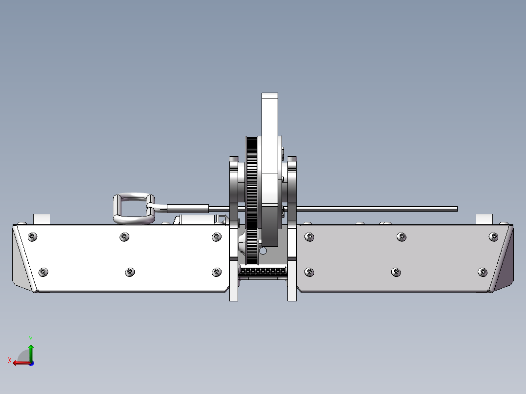 15公斤的旋转战斗机器人后视图