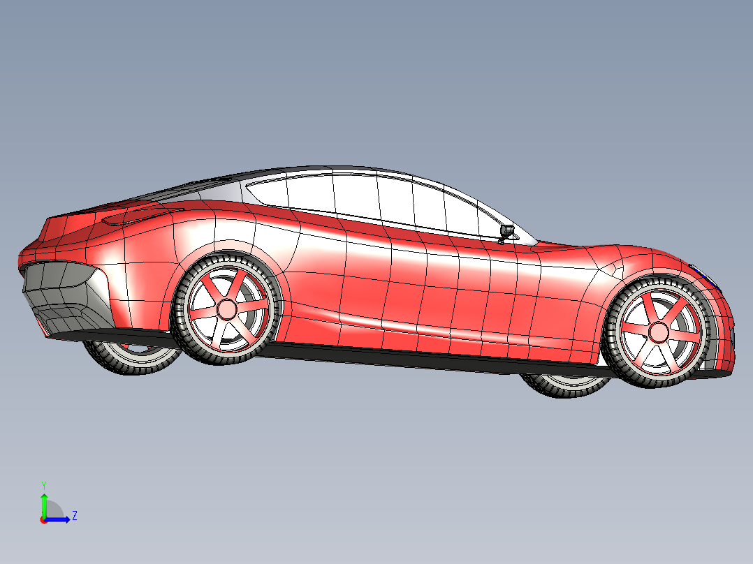 汽车车身 (78)左视图