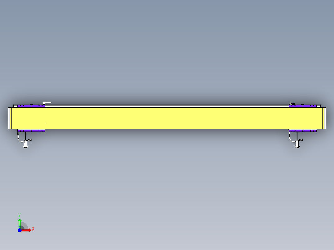 威洛博VL系列3d模型模组2VL14S2Y-S1550前视图