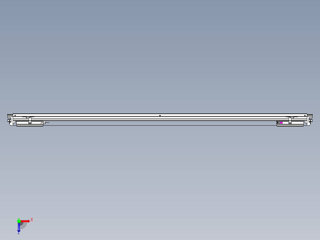 威洛博VL系列3d模型模组2VL14S2Y-S1550俯视图