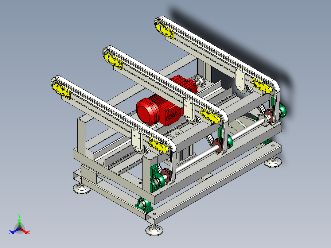 顶升平移正等轴测图