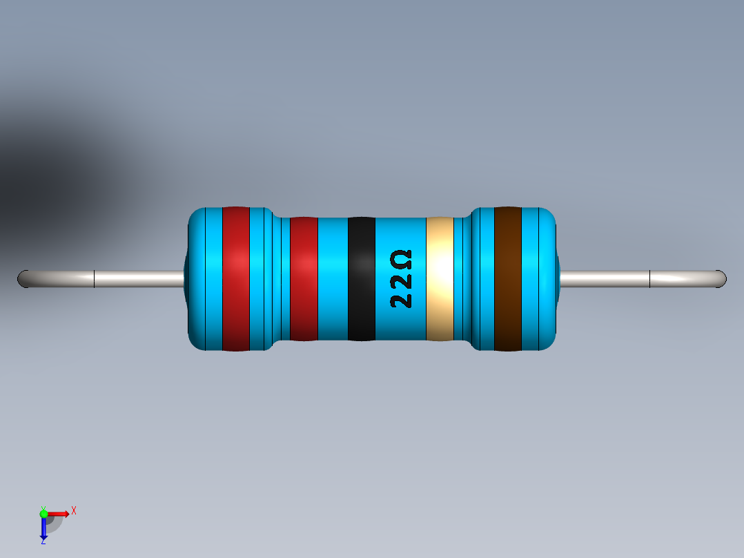 电容器 二极管 电阻器-Resistor 22 Ohm 1 Watt