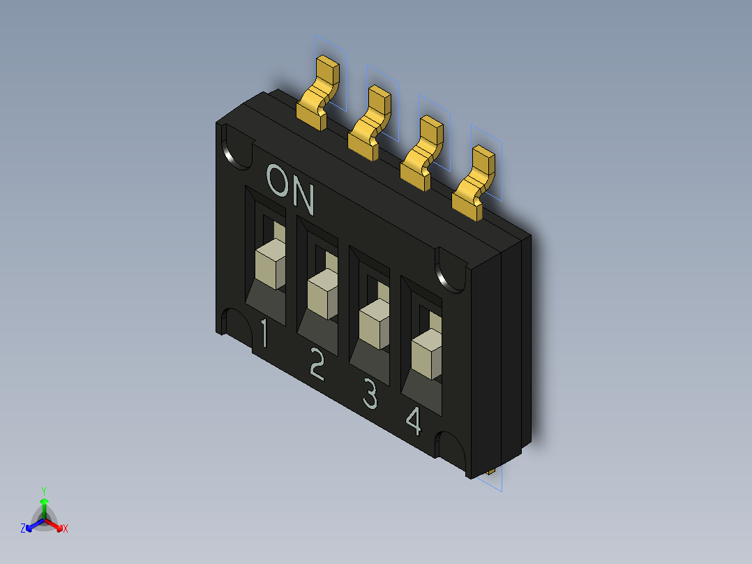 开关继电器保护 SM-DIP-DHN-04F
