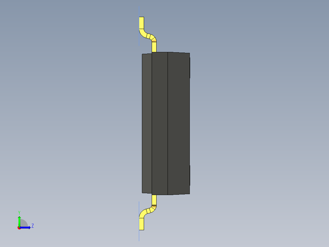 开关继电器保护 SM-DIP-DHN-04F左视图