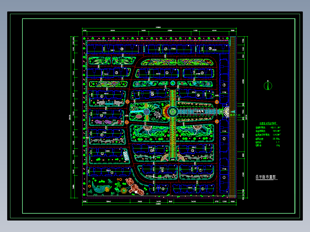 住宅小区规划图