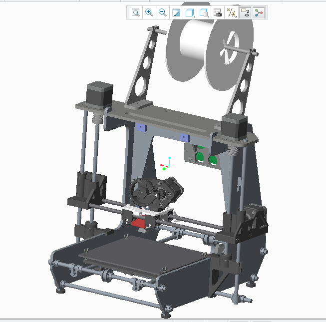 3D打印机设计3D模型