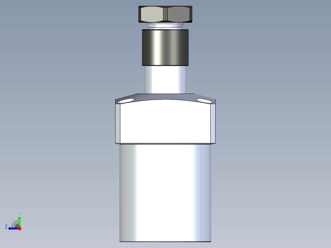 KOSMEKLHA0550-CL-Y30_R01多系列多零件图纸模型右视图