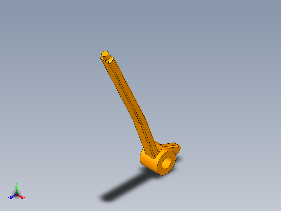 UG收压阀模型正等轴测图