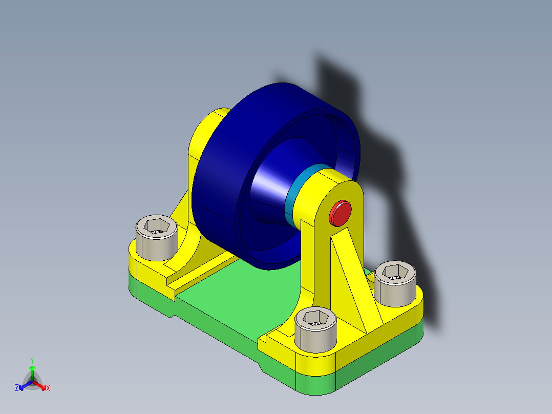 滚轮组件roller-assembly-13-STP