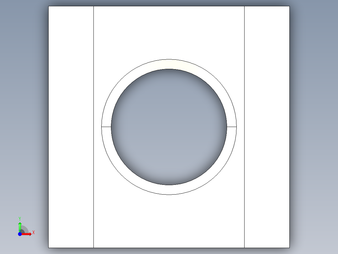 T 螺帽(A)2301-3D多系列多零件图纸模型前视图