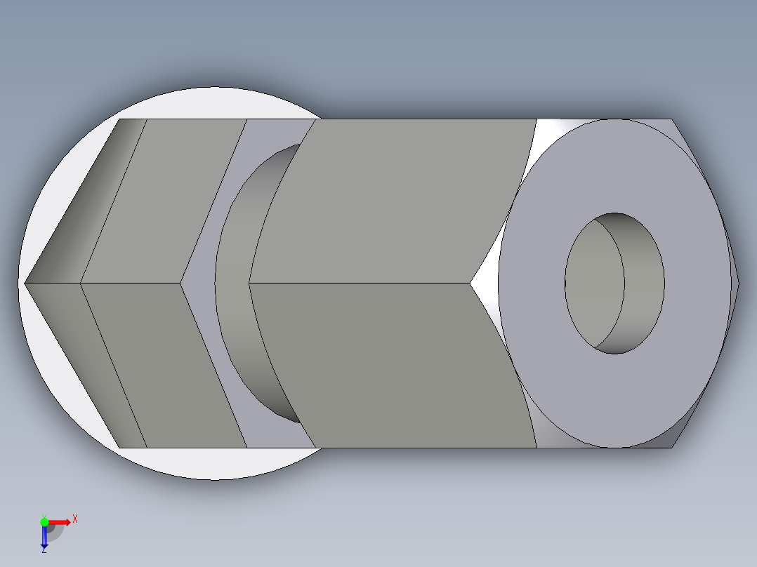 卡套式工业通用硬管接头EO_Adjustable_locknut_45_deg_elbow_VEE06LRCF俯视图