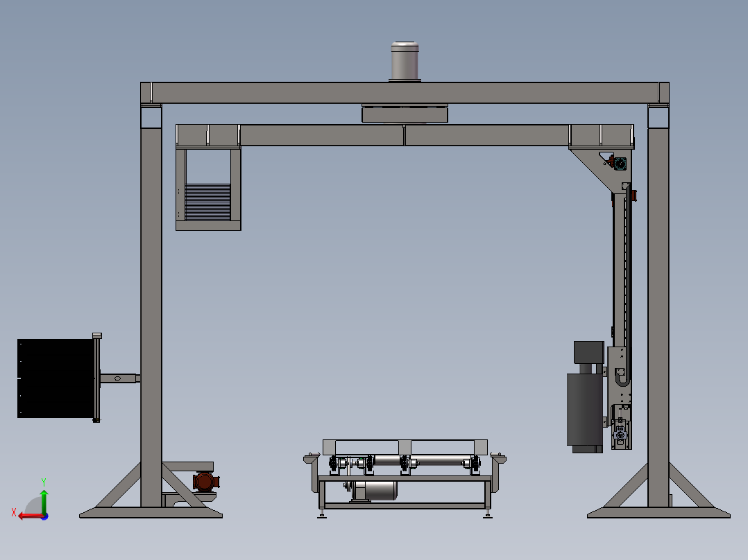 在线旋臂式缠绕机、摇臂裹膜机1481365后视图