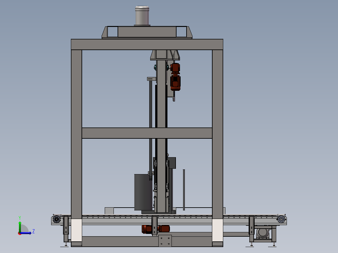 在线旋臂式缠绕机、摇臂裹膜机1481365左视图