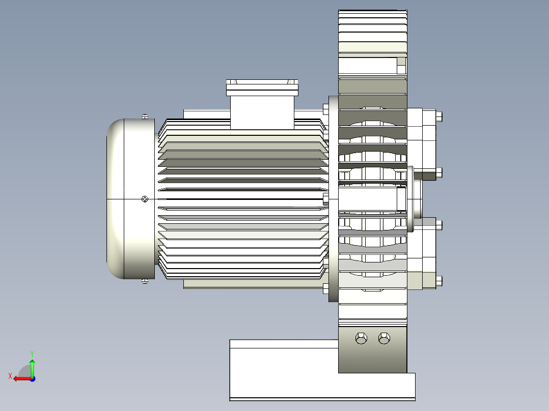 高压旋涡气泵29款后视图