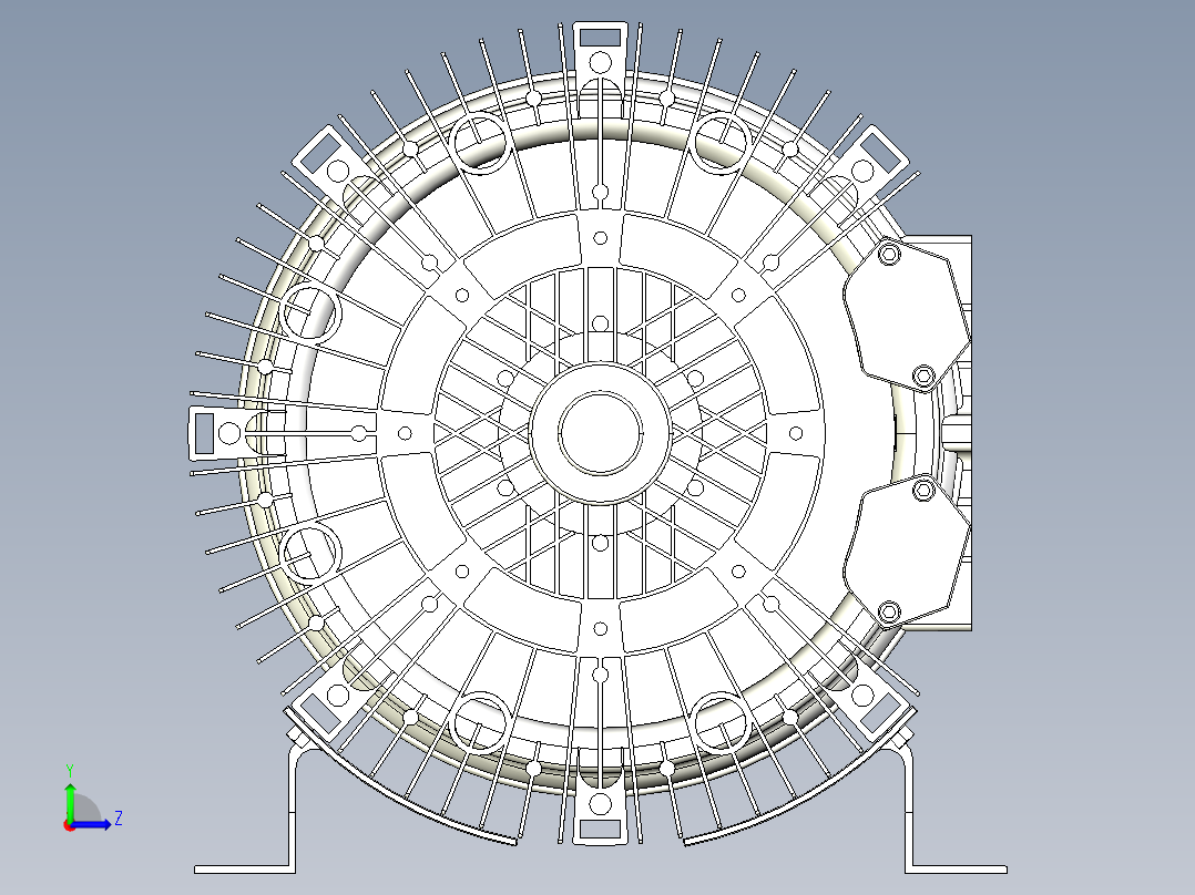 高压旋涡气泵29款左视图