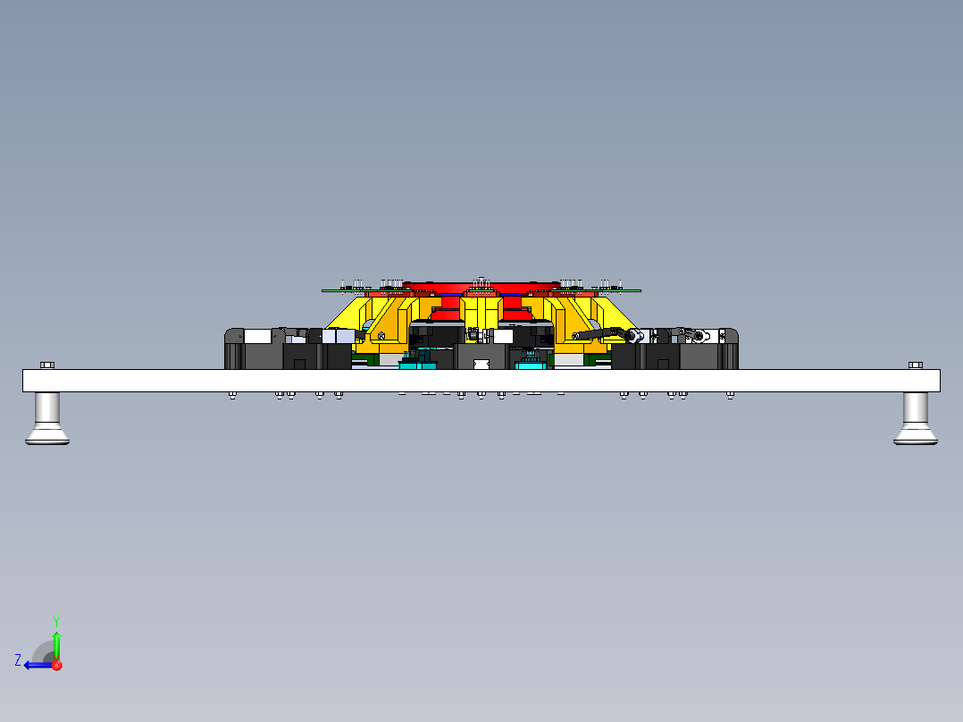 电磁电动机结构3D图纸 Solidworks设计右视图