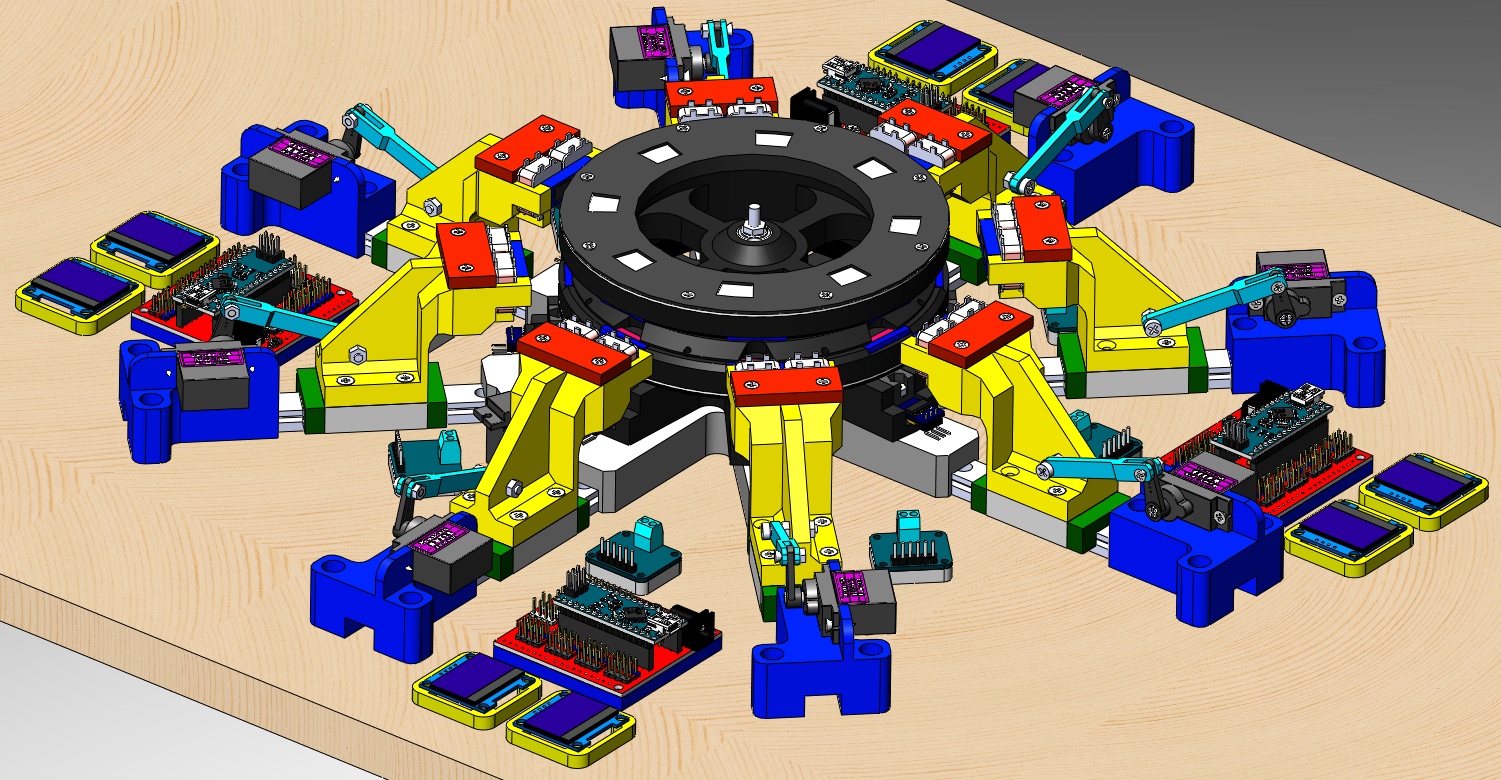 电磁电动机结构3D图纸 Solidworks设计