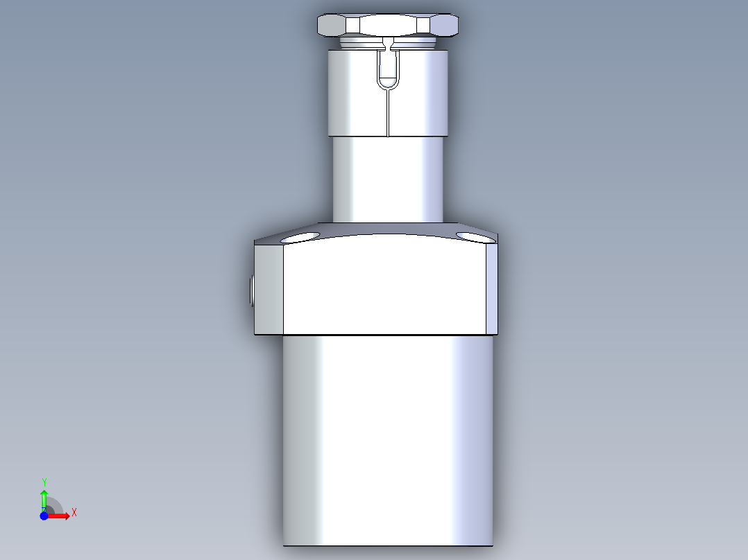 KOSMEKLHA1050-GR-Q25多系列多零件图纸模型前视图