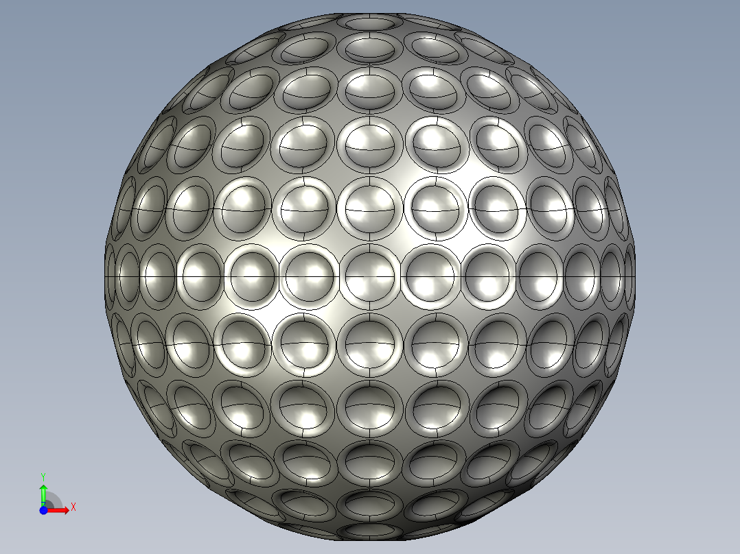 高尔夫球19前视图