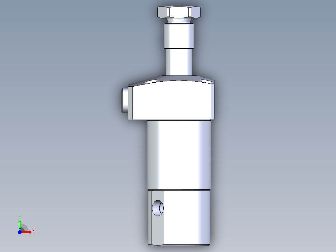 KOSMEKLHA0360-CLN多系列多零件图纸模型前视图